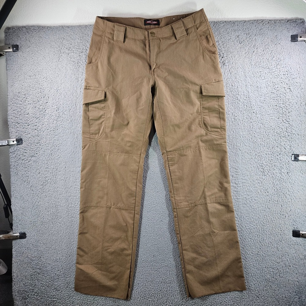 Tru-Spec Womens Tactical Cargo Pants Coyote Brown Ripstop Size 12 34x36
